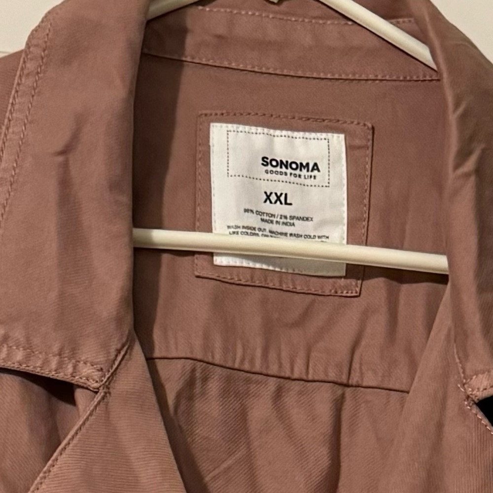 Sonoma Women's Mauve Utility Jacket - Picture 2 of 2